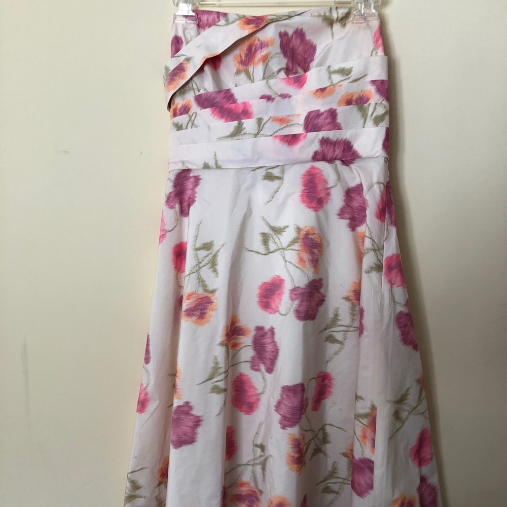 Banana Republic Floral Strapless dress
